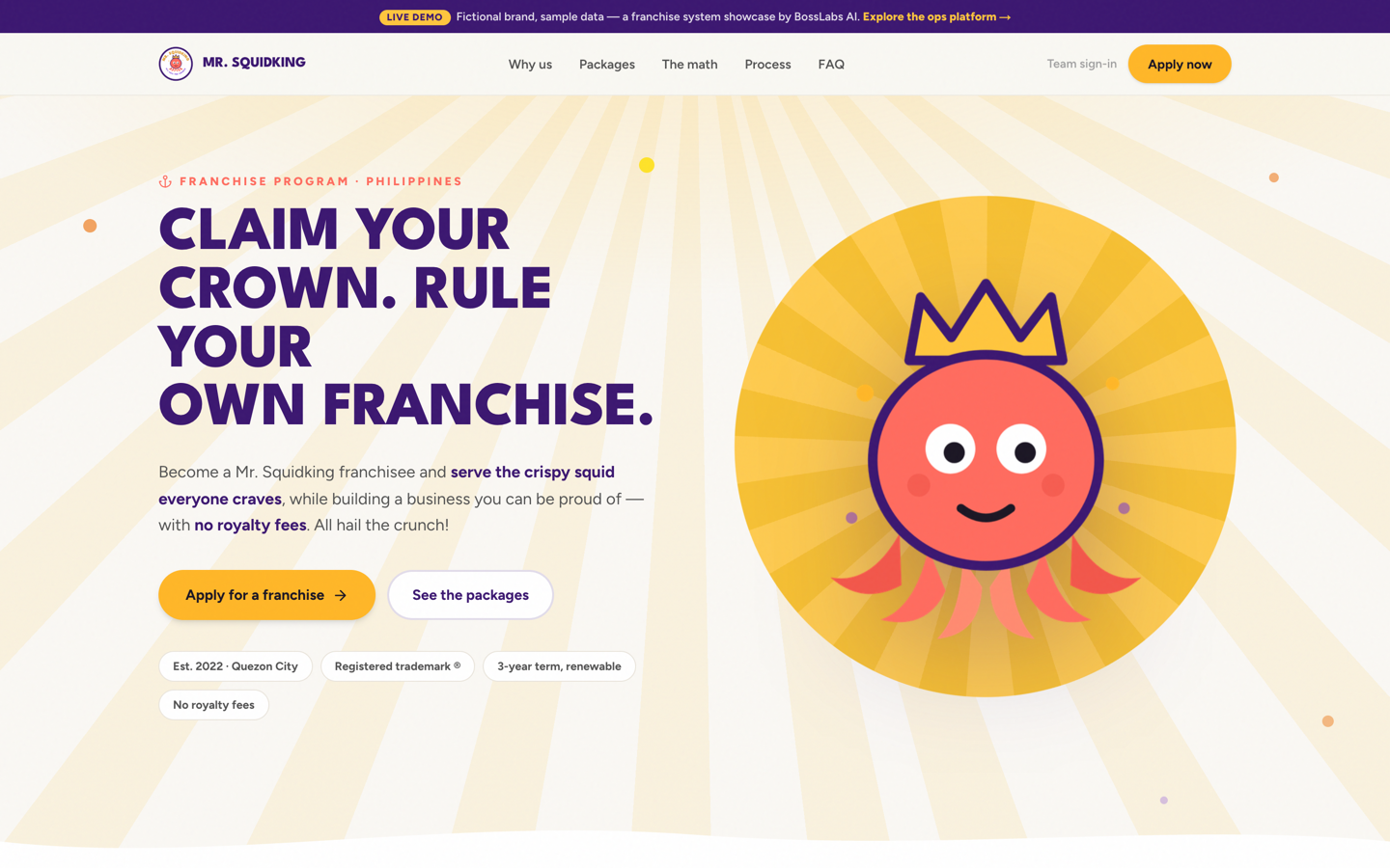 Mr. Squidking — Franchise Ops System