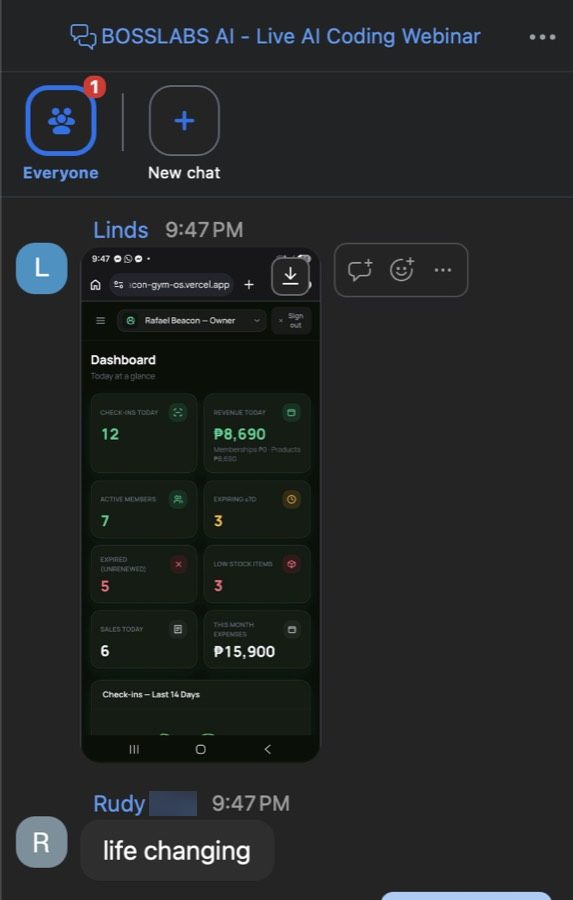 BOSSLABS AI community result 28